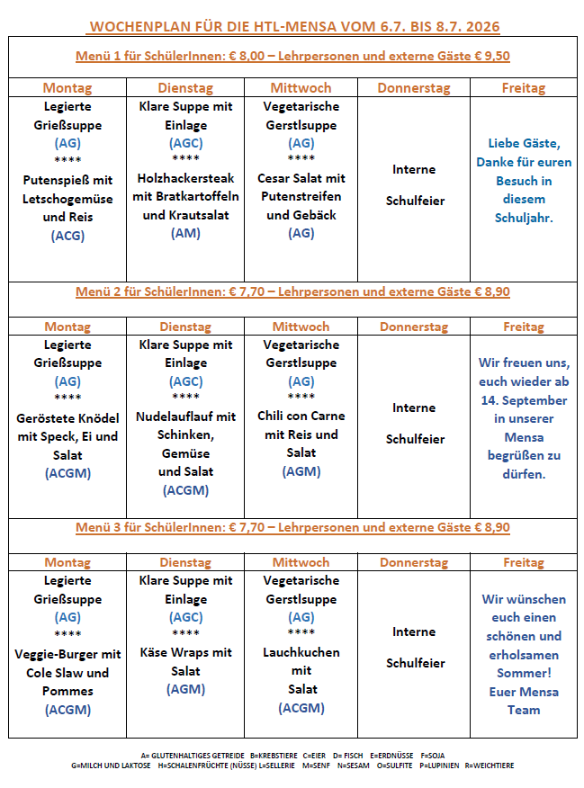 wochenplan