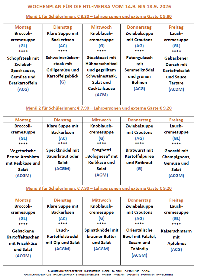wochenplan